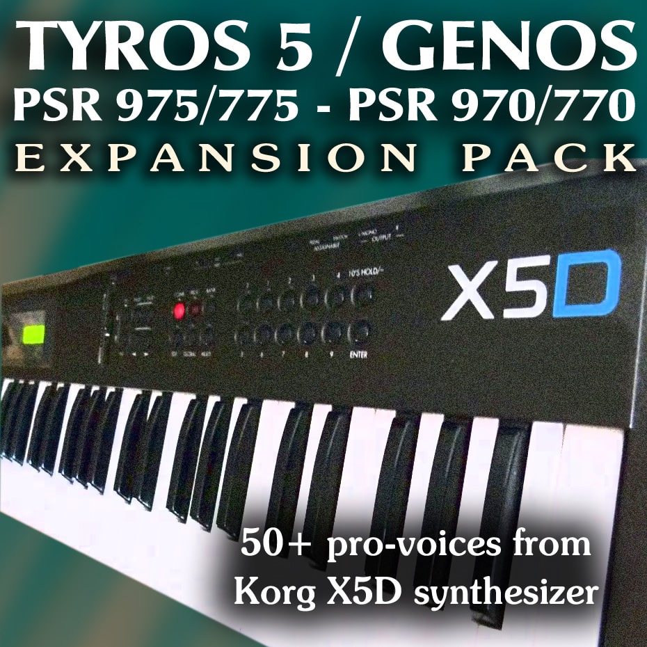 Korg X5D Expansion Pack for Yamaha keyboards>
        <br><br>
<div class=
